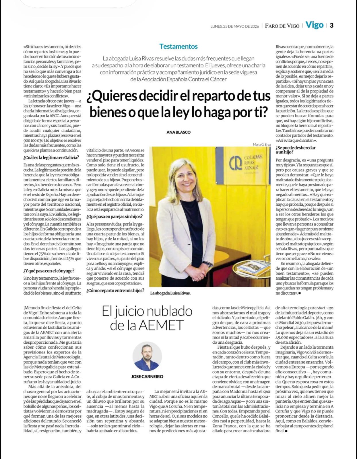 CONFERENCIA SOBRE EL TESTAMENTO